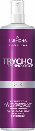 Farmona Professional - TRYCHO TECHNOLOGY - Expert Regenerative Hair Spray Conditioner - Specialist regenerative hair spray - Without rinsing - 200 ml