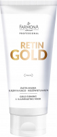 Farmona Professional - RETIN GOLD - Gold Firming & Illuminating Mask - Złota maska ujędrniająco-rozświetlająca - 200 ml 