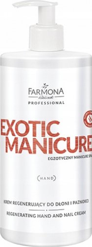 Farmona Professional - EXOTIC MANICURE - Regenerating Hand And Nail Cream - 500 ml