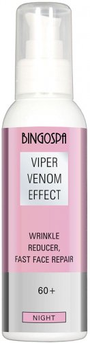 BINGOSPA - Viper Venom Effect - Wrinkle Reducer - Night Face Cream with Viper's Venom - 60+