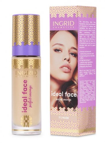 INGRID - Ideal Face - Perfectly Cover Foundation - 30 ml - 11 NUDE