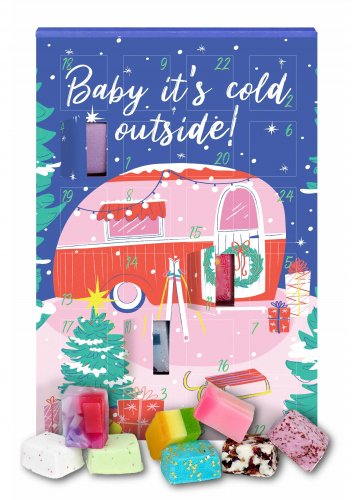 Bomb Cosmetics - The Bomb Advent Calendar - Advent calendar with bath cosmetics - BABY IT'S COLD OUTSIDE!