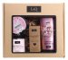 LaQ - Cat Peony - Gift set for women - Body lotion 200 ml + Nourishing face wash mousse 100 ml + Hyaluronic acid 30 ml + Body wash and depilation mousse 100 g