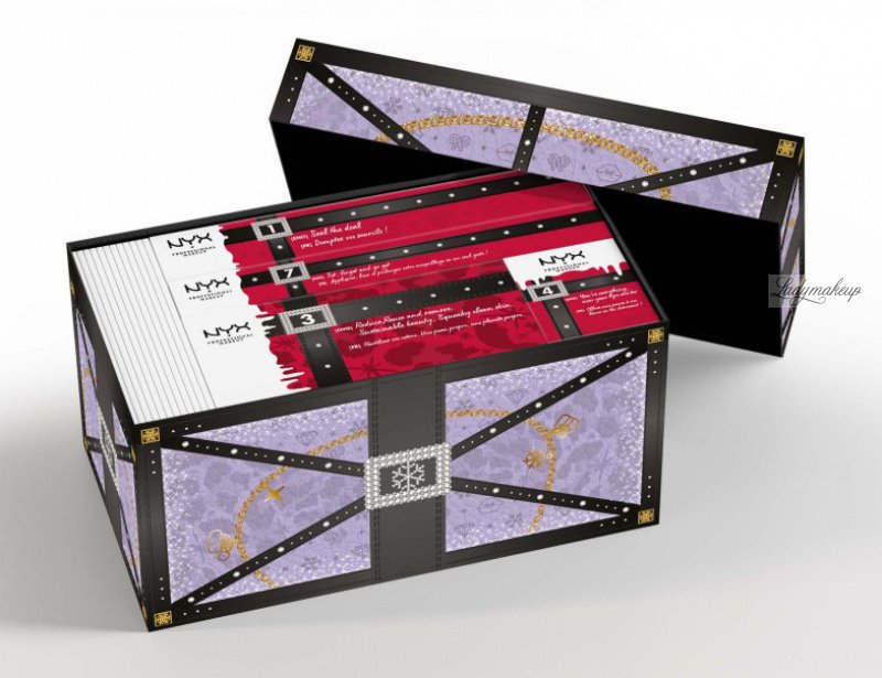 NYX Professional Makeup 24 Days Holiday Countdown Gift Set Advent NYX Professional Makeup 24 Days Holiday Countdown Gift Set Advent