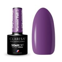 CLARESA - SOAK OFF UV/LED - WARMIN' FALL - Hybrid nail polish - 5 g - 5 - 5
