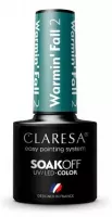 CLARESA - SOAK OFF UV/LED - WARMIN' FALL - Lakier hybrydowy do paznokci - 5 g