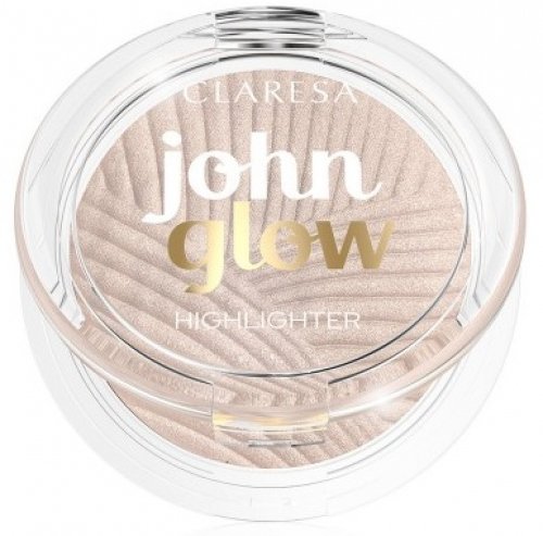 CLARESA - JOHN GLOW - HIGHLIGHTER - Pressed highlighter - 8 g - 03 - THINK PINK!