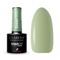 CLARESA - SOAK OFF UV/LED - SAVANNA VIBES - Hybrid nail polish - 5 g - Green 800 - Green 800
