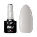 CLARESA - SOAK OFF UV/LED - SAVANNA VIBES - Hybrid nail polish - 5 g - Gray 204 - Gray 204