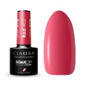 CLARESA - SOAK OFF UV/LED - SAVANNA VIBES - Hybrid nail polish - 5 g - Red 402 - Red 402
