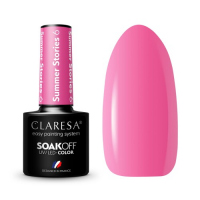 CLARESA - SOAK OFF UV/LED - SUMMER STORIES - Hybrid nail polish - 5 g - 6 - 6