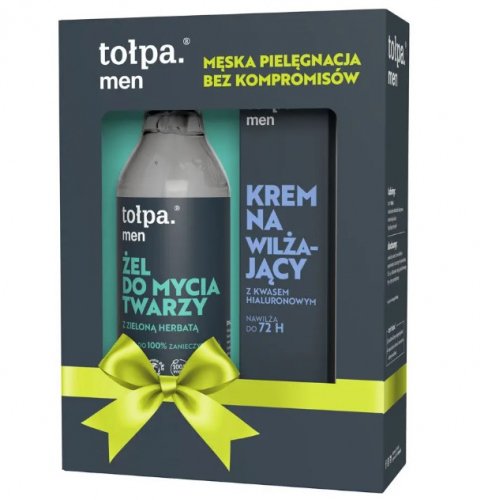 Tołpa - Men - Men's care set - Face wash gel 195 ml + Moisturizing cream 40 ml