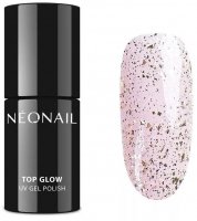 NeoNail - UV GEL POLISH - TOP GLOW - Top coat with shiny particles - 7.2 ml