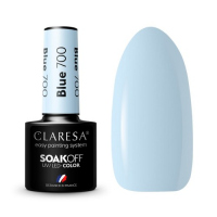 CLARESA - SOAK OFF UV/LED - FUNFAIR - Hybrid nail polish - 5 g - Blue 700 - Blue 700