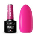 CLARESA - SOAK OFF UV/LED - BALOON JOURNEY - Hybrid nail polish - 5 g - Pink 537 - Pink 537