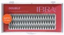 Ibra - DOUBLE FLARES EYELASH - KNOT-FREE - Double volume eyelash tufts  - 11 mm - 11 mm
