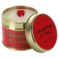 Bomb Cosmetics - Cranberry & Lime - Scented candle in a tin