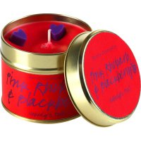 Bomb Cosmetics - Pink Rhubarb & Blackberry - Świeca zapachowa w puszce - RABARBAR Z JEŻYNĄ