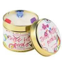 Bomb Cosmetics - Three Little Birds - Scented candle in a tin - THREE LITTLE BIRDS