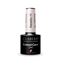 CLARESA - EXTEND CARE 5 in1 - KERATIN - Rubber base with keratin - 5 g - #1 - #1
