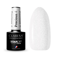 CLARESA - SOAK OFF UV/LED - GLOWING - PRECIOUS - Hybrid nail polish - 5 g - 4 - 4