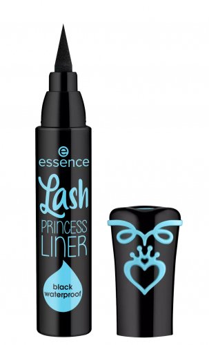 Essence - LASH PRINCESS  - LINER - Czarny, wodoodporny eyeliner w pisaku - Black Waterproof - 3 ml