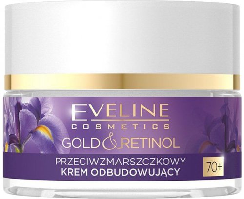 Eveline Cosmetics - GOLD & RETINOL - Anti-wrinkle rebuilding face cream 70+ - Day / Night - 50 ml
