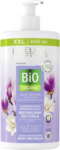 Eveline Cosmetics - BIO ORGANIC - Body Bio Balm - Ujędrniająco regenerujący bio balsam do ciała - Kwiat Orchidei - 650 ml