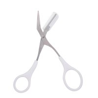Essence - Eyebrow Scissors & Comb - Nożyczki i szczoteczka do brwi 