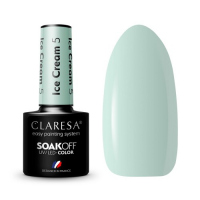CLARESA - SOAK OFF UV/LED - ICE CREAM - Hybrid nail polish - 5 g - 5 - 5