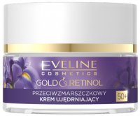 Eveline Cosmetics - GOLD & RETINOL - Przeciwzmarszczkowy krem ujędrniający 50+ - Dzień / Noc - 50 ml