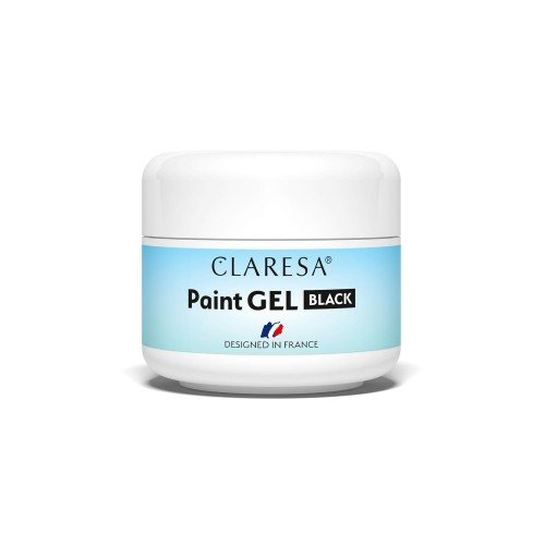 CLARESA - PAINT GEL - UV/LED nail art gel - 5 g - BLACK