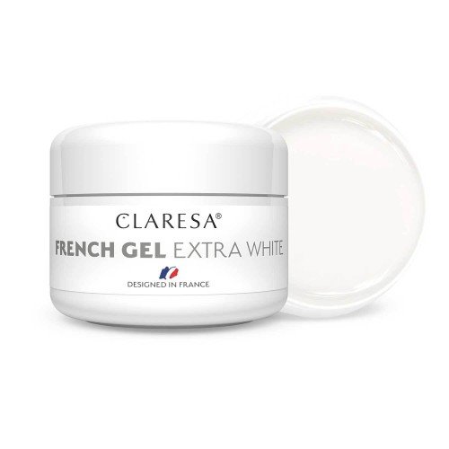 CLARESA - FRENCH GEL - UV building gel for nails - 15 g - EXTRA WHITE