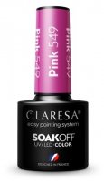 CLARESA - SOAK OFF UV/LED - REAL FUN - Hybrid nail polish - 5 g