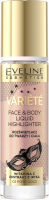 Eveline Cosmetics - VARIETE - Face & Body Liquid Highlighter - Rozświetlacz do twarzy i ciała - 30 ml - 02 - ROSE GOLD - 02 - ROSE GOLD