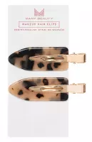 MANY BEAUTY - Makeup Hair Clips - Professional hair clips - 2 pieces - Leopard Beige