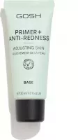 GOSH - PRIMER+ ANTI-REDNESS BASE - Green make-up base against redness - 30 ml