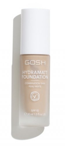 GOSH - HYDRAMATT FOUNDATION - Nawilżająco-matujący podkład do cery tłustej i mieszanej - SPF15 - 30 ml  - 008N MEDIUM