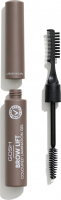 GOSH - BROW LIFT - Colored Lamination Gel - Colored gel for eyebrow lamination - 6 ml - 001 GRWYBROWN - 001 GRAY BROWN