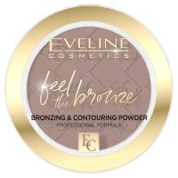 Eveline Cosmetics - Feel The Bronze - Bronzing & Contouring Powder - Pressed bronzer - 4 g