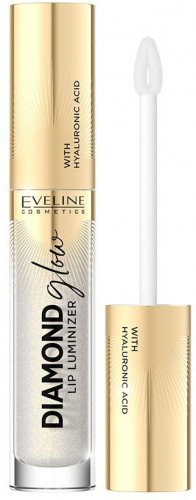 Eveline Cosmetics - Diamond Glow - Lip Luminizer - Błyszczyk do ust z kwasem hialuronowym - 4.5 ml - 07 - GOLDEN DUST