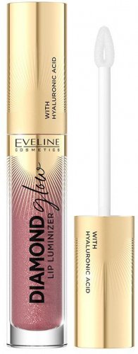 Eveline Cosmetics - Diamond Glow - Lip Luminizer - Błyszczyk do ust z kwasem hialuronowym - 4.5 ml - 11 - ROSE NUDE