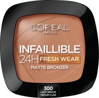 L'Oréal - INFAILLIBLE 24H Fresh Wear Matte Bronzer - Matujący bronzer do twarzy - 9 g