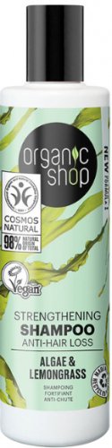 ORGANIC SHOP - MINERAL STRENGTHENING SHAMPOO - Odbudowujący szampon do włosów - Blue Lagoon - 280 ml