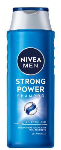Nivea - Men Strong Power Shampoo - Szampon z minerałami morskimi dla mężczyzn - 400 ml