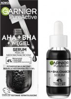 GARNIER - PURE ACTIVE - AHA + BHA + CARBON - Serum against imperfections - 30 ml