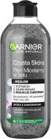 GARNIER - CLEAN SKIN - Micellar liquid in gel with charcoal - 400 ml