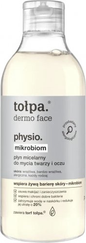 Tołpa - Dermo Face Physio mikrobiom - Płyn micelarny do mycia twarzy i oczu - 400 ml