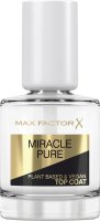 Max Factor - MIRACLE PURE Top Coat - Quick drying topcoat - 12 ml