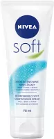 Nivea - Soft - Cream - Intensively moisturizing cream for face, body and hands - 75 ml